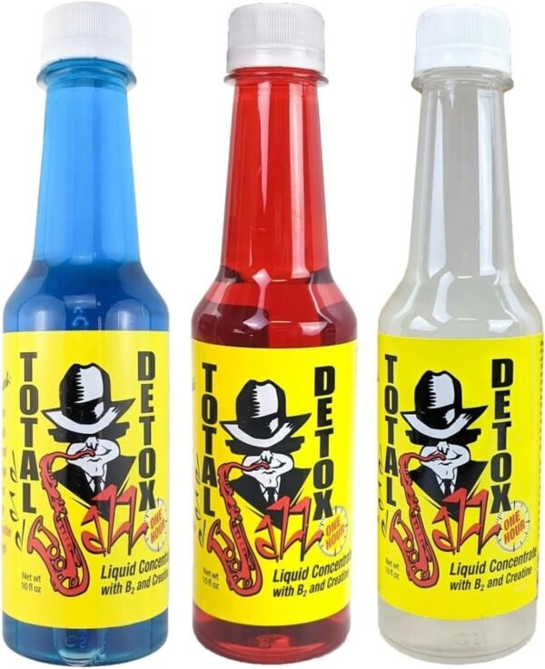 10oz Jazz Total Detox Liquid Concentrate with B2 & Creatine Variety Pack (3)