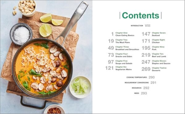 The Complete Clean Eating Cookbook: 200 Fresh Recipes and 3 Easy Meal Plans for a Healthy Diet - Image 6