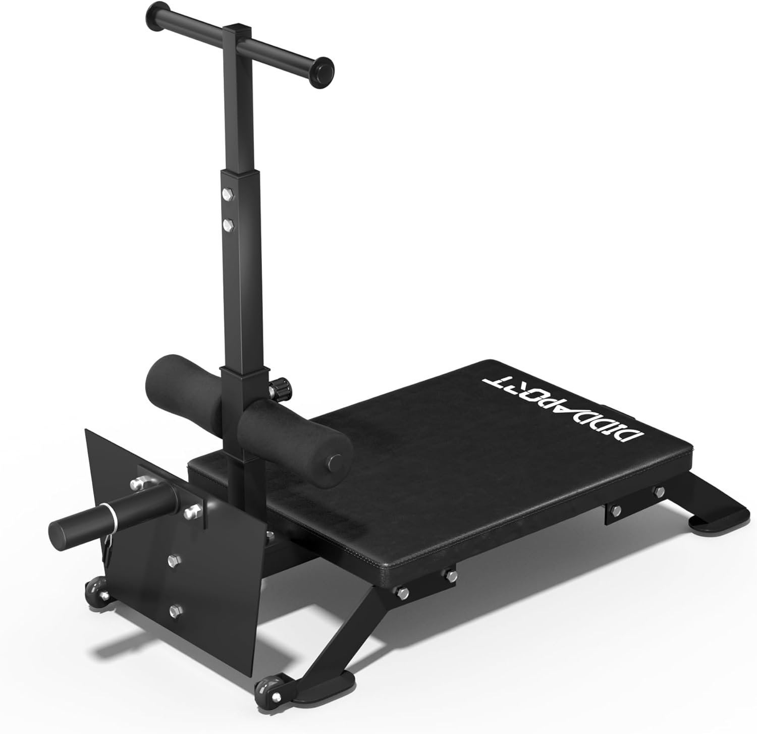 1747752481_Nordic-Curl-Machine-Adjustable-Hamstring-Curl-Bench-Glute-Machine-with-Bands-and-Transport-Wheels-Reverse-Hyperextension-Machine-Home-Gym.jpg Nordic Curl Machine, Adjustable Hamstring Curl Bench, Glute Machine with Bands and Transport Wheels, Reverse Hyperextension Machine Home Gym - Image 3