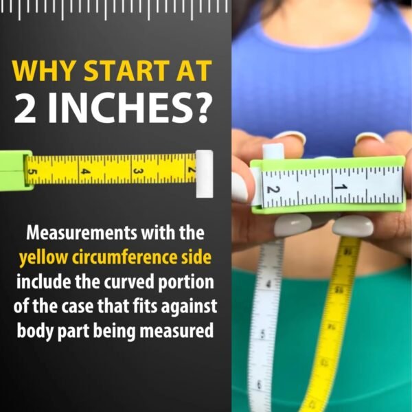 Perfect Body Tape Measure - 80 Inch Automatic Telescopic Tape Measure - Retractable Measuring Tape for Body: Waist, Hip, Bust, Arms, and More (White - 80 inch) - Image 4