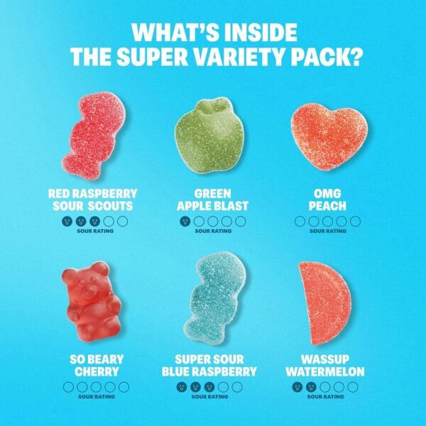 Shameless Snacks - Healthy Low Calorie Snacks, Low Carb Keto Gummies (Gluten Free Candy) - 6 Pack Super Variety Pack - Image 7