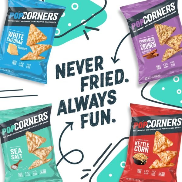 PopCorners Popped Corn Snacks, Sampler Pack, 1 Ounce (Pack of 20) (Packaging May Vary) - Image 3