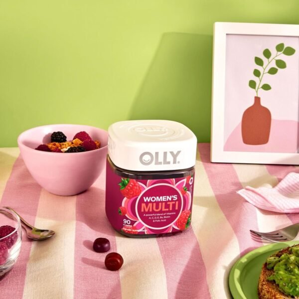 OLLY Women's Multivitamin Gummy, Vitamins A, D, C, E, Biotin, Folic Acid, Adult Chewable Vitamin, Berry Flavor, 45 Day Supply - 90 Count - Image 7