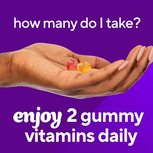 Vitafusion Fiber Well Gummies, Sugar Free Fiber Supplement, Gummies for Adults, Strawberry & Blackberry Flavors, 90 Count - Image 6