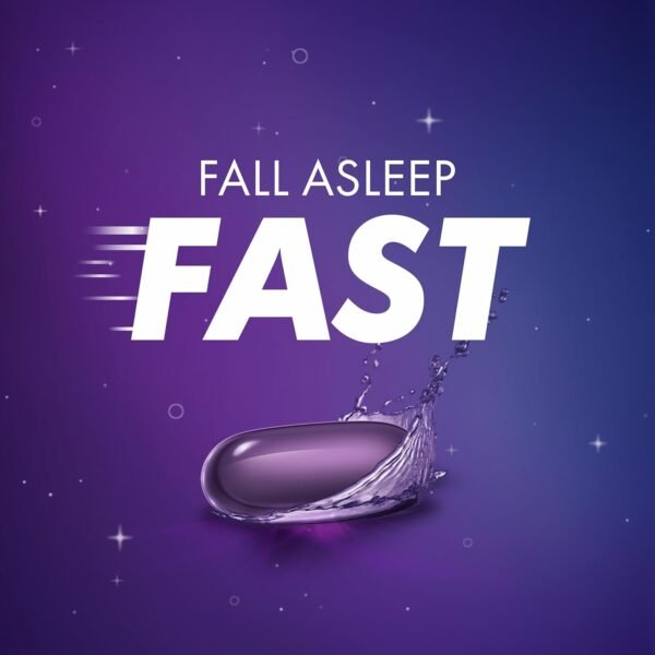 ZzzQuil LiquiCap Sleep Aid, Diphenhydramine 25mg HCl, Sleep Aids for Adults, Nighttime Sleep Aid, 72 LiquiCaps - Image 9