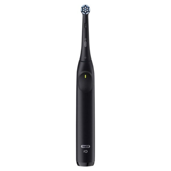 Oral-B iO Series 2 Rechargeable Electric Powered Toothbrush Starter Kit, Night Black with 2 Brush Heads - Automatic Pressure Sensor to Protect Gums - 3 Modes - 2 Min Timer - Image 4