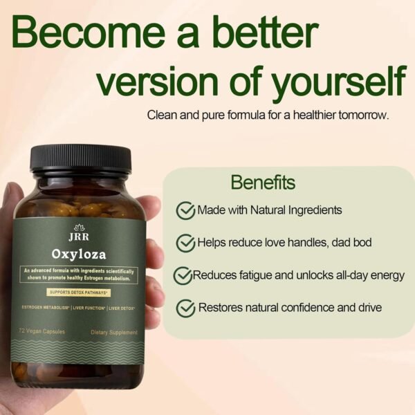 JRR Oxyloza - Oxygen Based Colon Cleanser – oxy Cleaner Powder, Natural Relief from Occasional Constipation & Digestive Detox (1pc) - Image 3