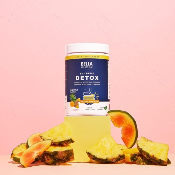 Bella All Natural Extreme Detox Powder (Pineapple) - Image 2