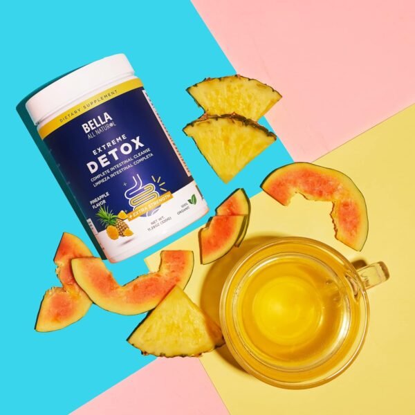 Bella All Natural Extreme Detox Powder (Pineapple) - Image 3