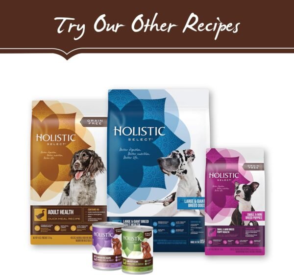 Holistic Select Natural Dry Dog Food, Large & Giant Breed Adult Recipe, 30-Pound Bag - Image 8