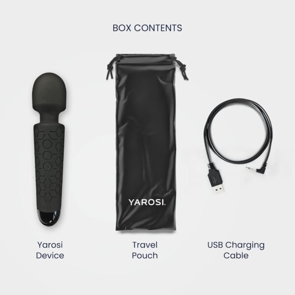 Yarosi Micro Personal Massage Device Smallest and Strongest Cordless Handheld Massager - Powerful - Best for Travel - Magic Stress Away - Perfect on Back Legs Hand Pains and Sports Recovery - Image 6