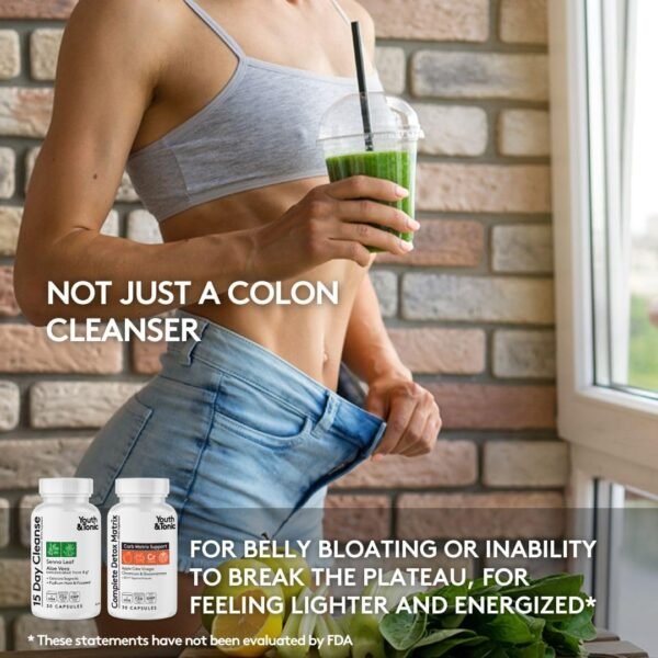 3pk Detox Cleanse Kick Off Weight Management | Colon Cleanser + Water Loss Pills w Dandelion + ACV Full Body Detox + Probiotics | For Flat Stomach, Waistline, Metabolism, Bloating – 90 Pills - Image 4