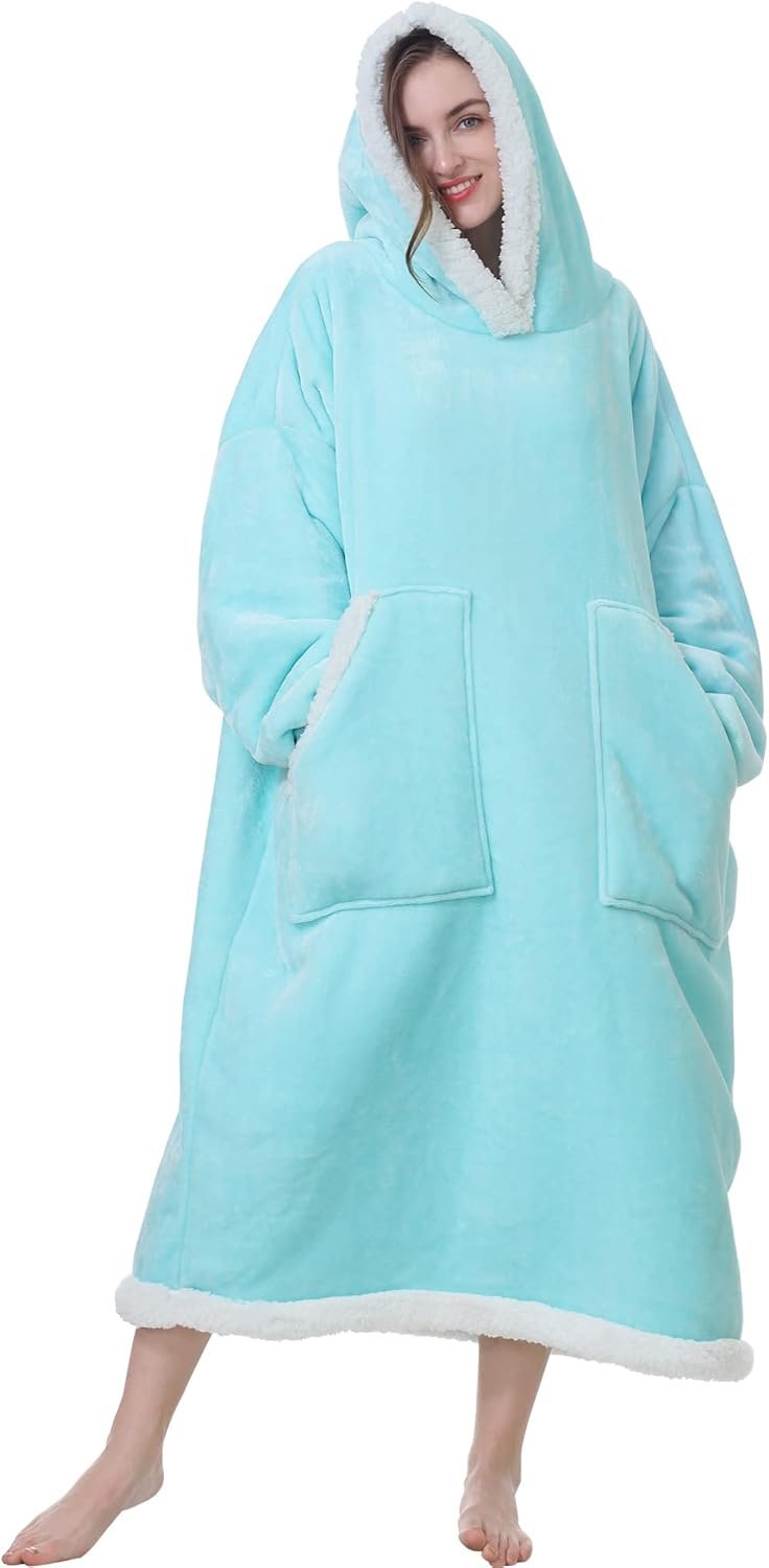 1747935447_Kipswiza-Wearable-Blanket-Hoodie-Cozy-Soft-Sherpa-Hooded-Blankets-Sweatshirt-Long-for-Women-Men-Adults-Teens-Mom-Daughter-with-2-Big-Pockets-Aqua.jpg Kipswiza Wearable Blanket Hoodie, Cozy Soft Sherpa Hooded Blankets Sweatshirt Long for Women Men Adults Teens Mom Daughter with 2 Big Pockets - Aqua - Image 7
