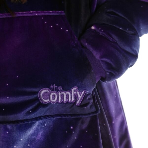 THE COMFY Original Jr | Oversized Sherpa Fleece Wearable Blanket for Kids with Hood & Pocket | Seen on Shark Tank - Image 5