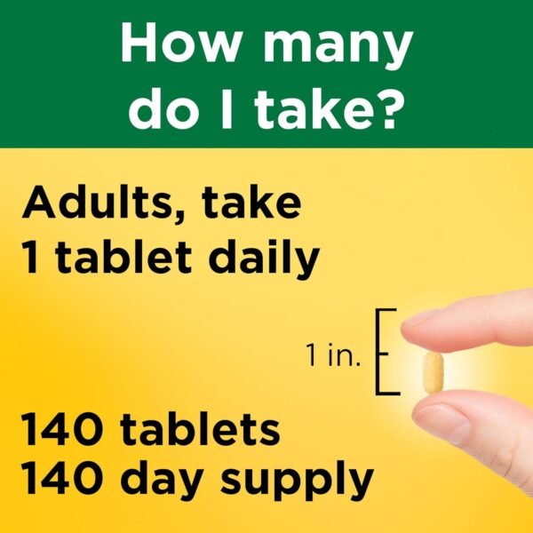Nature Made Super B Complex with Vitamin C and Folic Acid, Dietary Supplement for Immune Support, 140 Tablets, 140 Day Supply - Image 6
