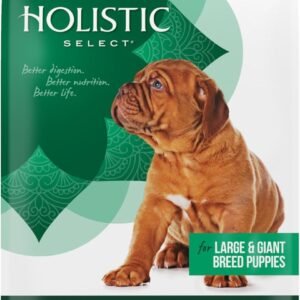 Holistic Select Natural Dry Dog Food, Large & Giant Breed Puppy Recipe, 30-Pound Bag