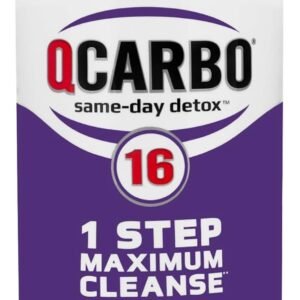 Herbal Clean - QCarbo16 Same-Day Detox Drink, Grape Flavor, (16 fl oz)