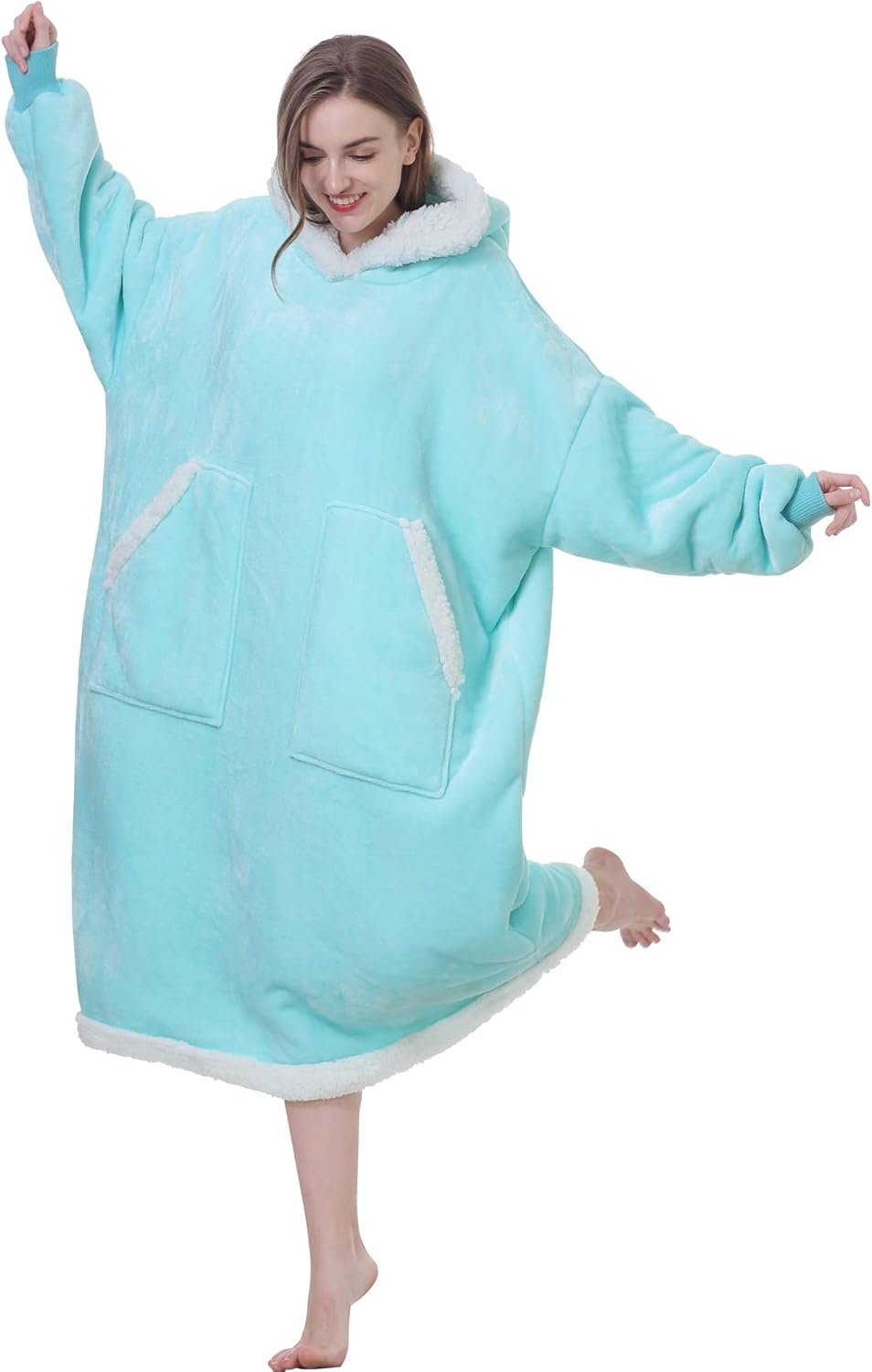 Kipswiza-Wearable-Blanket-Hoodie-Cozy-Soft-Sherpa-Hooded-Blankets-Sweatshirt.jpg Kipswiza Wearable Blanket Hoodie, Cozy Soft Sherpa Hooded Blankets Sweatshirt Long for Women Men Adults Teens Mom Daughter with 2 Big Pockets - Aqua