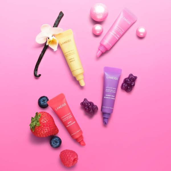 LANEIGE Lip Glowy Balm: Hydrate, Glossy, Lightweight, Moisturize & Tint with Shea Butter - Image 2