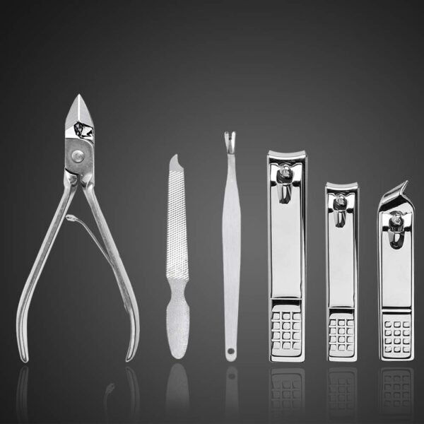 Nail Clippers Set Fingernail and Toenail Clipper Cutters, Manicure Pedicure Kit 18 Pieces Stainless Steel Professional Grooming Kits, Nail Care Tools with Luxurious Travel Case - Image 2