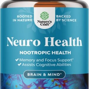 Nootropic Brain Supplement for Memory and Focus Enhancement - Vitamins for Mental Health & Clarity with VIT A, B6, Riboflavin, Niacin, Thiamin & Folate - Cognitive Complex for Mind Vitality - 90 Ct