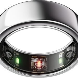 Oura Ring Gen3 Horizon - Silver - Size 10 - Smart Ring - Size First with Oura Ring Gen3 Sizing Kit - Sleep Tracking Wearable - Heart Rate - Fitness Tracker - 5-7 Days Battery Life