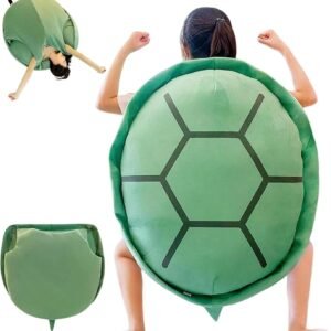Wearable Turtle Shell Pillows,40in Tortoise Plush Pillow,Giant Wearable Turtle Shell Pillow ,Removable Oversized Doll Throw Animal Costume Wearable Plush Toys Best Gifts for Kids and Adult (39.4in)