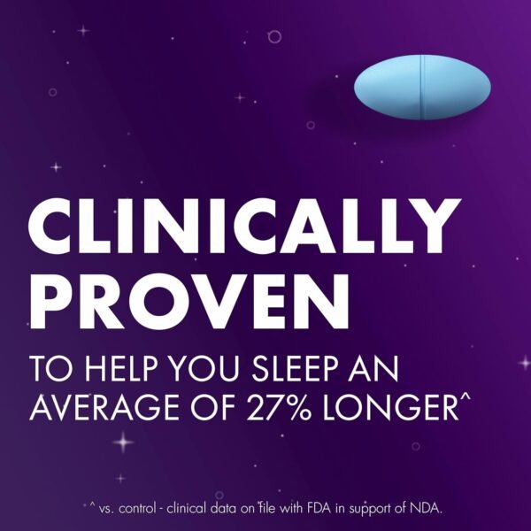 ZzzQuil ULTRA, Sleep Aid, Doxylamine Succinate 25mg, Sleep Aids for Adults, Nighttime Sleep Aid, 48 Tablets - Image 2